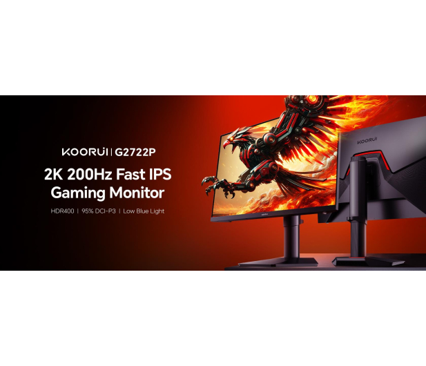KOORUI G2722P IPS 200 Hz 1ms - 1365778 - zdjęcie 9